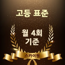 고등표준(월 4회기준)